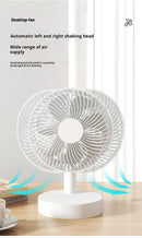 Xiaomi Youpin Fan Small White Desktop Timer Mute With Four-speed Adjustable Portable Fan Recharging Models Detachable Desk fan