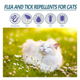 YEGBONG 50ml Flea Tick Control Liquid for Dogs Cats Fast Acting Waterproof Prevention with Gentle Plant Extracts Odorless Formul