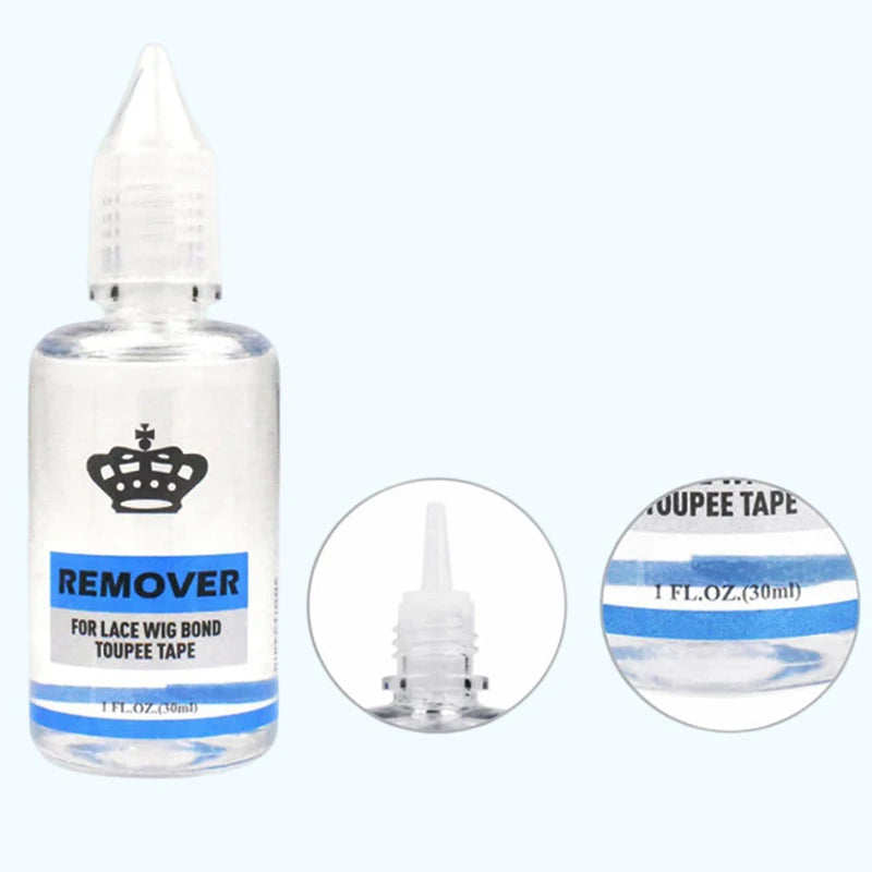 Removedor de cola líquida para extensões de cabelo, 1 peça, removedor de cola para peruca, adesivo de ação rápida, removedor de extensões de cabelo para remover cola de cabelo