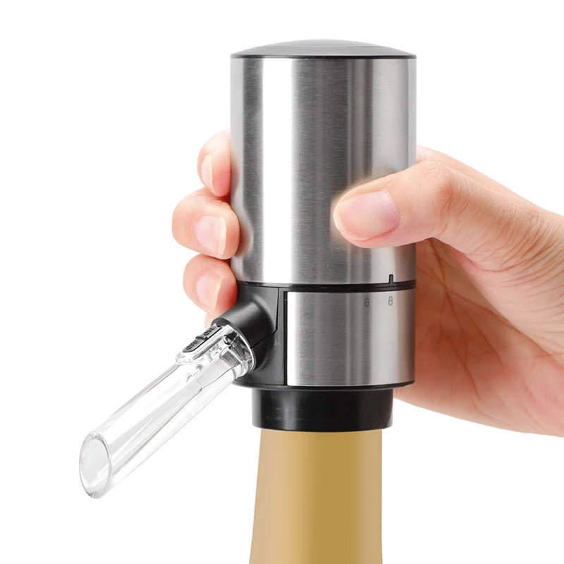 Decantador eléctrico USB Decantador eléctrico inteligente de vino tinto Decantador eléctrico neumático fácil de limpiar Dispensador de vino creativo