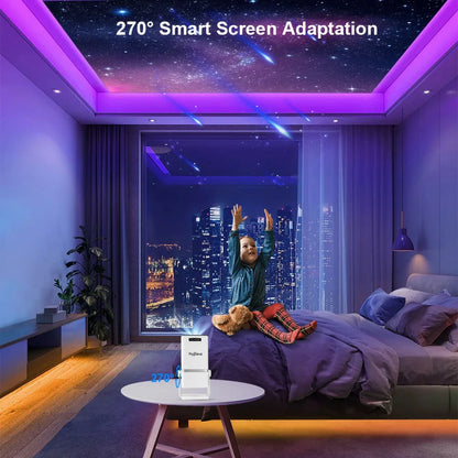 ThundeaL TD80W Full HD 1080P Mini Projector 4K Android WiFi 3D Home Theater TD80 Portable Projetor Meeting Video Movie PK HY320