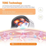 Masajeador eléctrico inteligente para cuello y hombros, masajeador de pulso, amasador, TENS inalámbrico, calor, vértebras cervicales, relajación, alivio del dolor.
