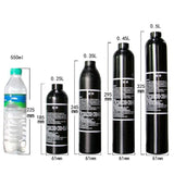 4500psi Soda Drink Gas Filling Bottle 300Bar High Pressure Air Cylinder Aquarium Plant CO2 Tank Dive Oxygen Tank Thread M18*1.5