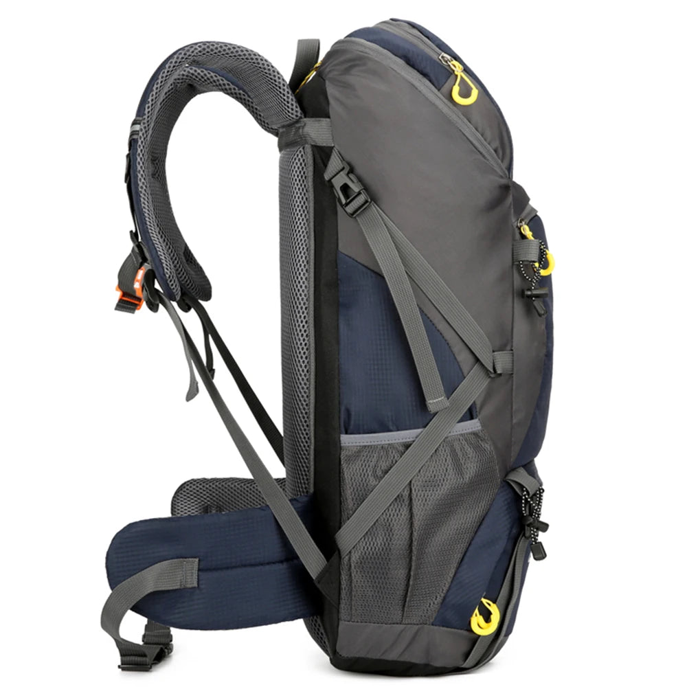 High Capacity Multifunctional Hiking Backpack Men Outdoor Sport Travel Backpack Bag Women 50L Hiking Climbing Fishing Backpack
