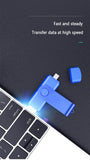 Unidad flash USB tipo C de 128 GB, 2 en 1, OTG, USB C de 64 GB y 32 GB, 16 GB, 8 GB y 4 GB, memoria USB para fotos.