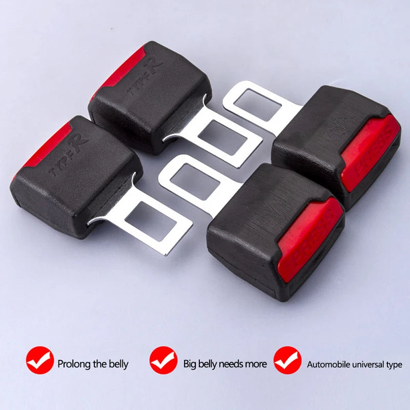 Cinto de segurança do carro Clipe Extensão Plug, segurança Fivela Bloqueio, cinto de segurança Clipe Extender, conversor, acessórios do carro do bebê