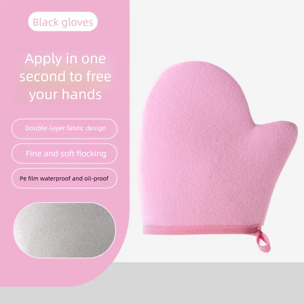 3-In-1 Body Lotion Glove Makeup Applicator Reusable Hands Applicator Double-Sided Prevents Sticky Bath Cleaning Tools