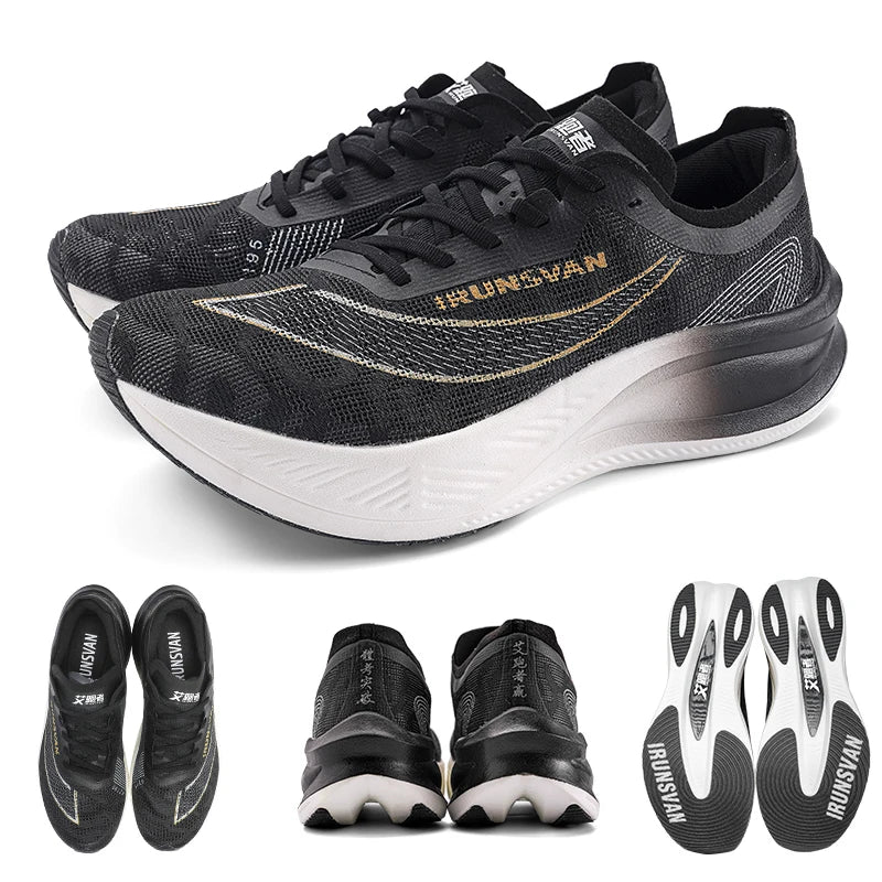 IRUNSVAN Lightweight Marathon Sneakers Men Running Shoes Breathable Sports Shoes Casual Comfortable Athletic Training Unisex