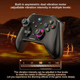 Lenovo S02 Wireless Bluetooth Gaming Controller, Dual Hall Trigger Wireless Gamepad, For Switch, PC, Android, IOS, TV