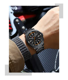 CURREN 8455 Men's Quartz Watch Large Dial Waterproof Stainless Steel Strap Casual Business Elegant Watches for Men Reloj Hombre