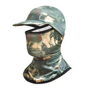 Gorro con capucha y protector solar para la cara, protección UV, de seda fría, para hombres y mujeres, ciclismo, escalada, correr, protector solar, capota de montar