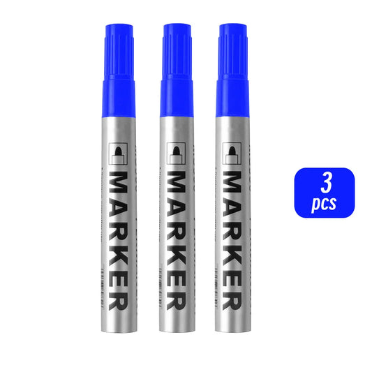 Permanent Paint Marker Pen Waterproof Black Pen for Tire Oily Markers Quick Drying Signature Pen Stationery Supplies