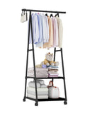 Hat Rack Triangle Hat Rack With Wheels Mobile Multi-Layer Storage Rack Hanging Clothes Rack Drying Rack Simple And Modern