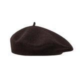 Fashion Warm Winter Wool Berets Hat Retro Solid Color French Artist Hat All Matched Elegant Plain Cap Lady
