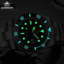 ADDIESDIVE Quartz Watch for Men 316L Stainless Steel Super Luminous Ceramic Bezel 200m Waterproof Classic Diving Men‘s Watch