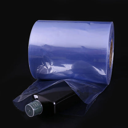 PVC heat Shrink Clear Film Membrane Plastic Cosmetic Book Box shoes Packaging Canister Hot Shrinkable tube Transparent cylinder