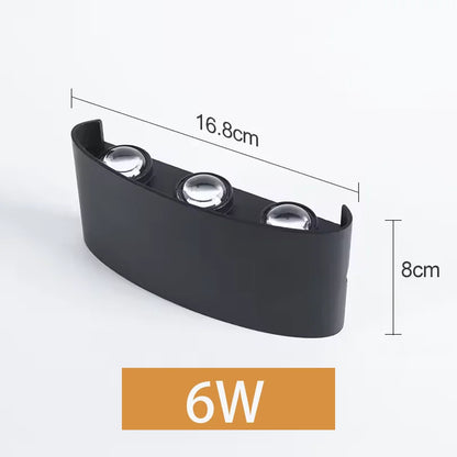 LED Wall Lamp 2W 4W 6W 8W 10W AC 85-265V Waterproof IP66 High Brightness Indoor And Outdoor Garden Decorative Lamp