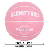 Women's Basketball Size 5, 6, 7 Pink Official Competition Children's Basketball Indoor Outdoor Standard Ball PU Non-slip Wear-resistant