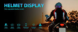 LED Helmet Display ,Motorcycle Helmet Tail Light Helmet Warning Light Moto Accessories