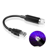 Car Roof Room Ceiling Decor Plug and Play Car Romantic LED Starry Sky Night Light 5V USB Powered Galaxy Star Projector Lamp