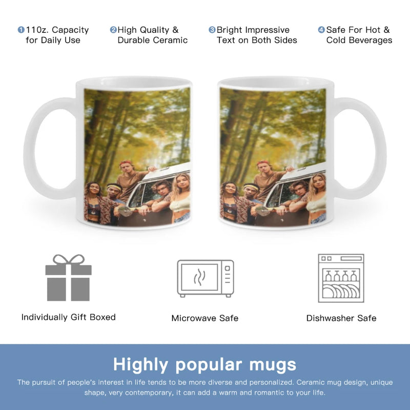 O-Outer Banks Anime Free shipping 11OZ Coffee Mug Beer Mugs Tea Milk Cup For coffee  Surprised Gift