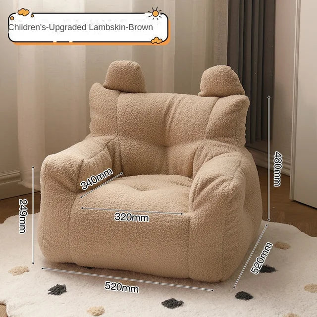 K-STAR - Bonito sofá perezoso para hombres y mujeres, miniasiento informal para niños, ideal para leer, para bebés y niños, envío directo 2024 