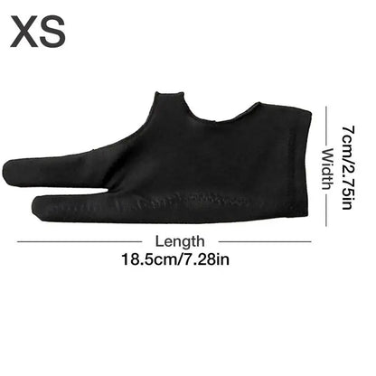 Anti-touch Two-Finger Hand Painting Gloves For Tablet Digital Board Screen Touch Drawing Anti-fouling Oil Painting Art Supplies