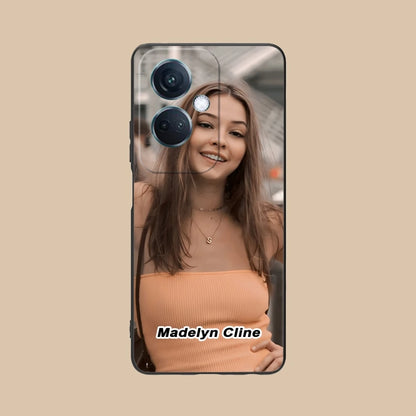 Madelyn Cline Mobile Cell Phone Case for OPPO Find X5 X3 X2 A93 Reno 8 7 Pro A74 A72 A53 Black Soft Phone Cover Shell