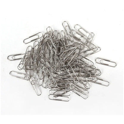 50/100/200PCS Metal Paper Clips Binding Clip Home Office Storage Supplies Anti Lost Mini Bookmark Planner Marking Paperclips