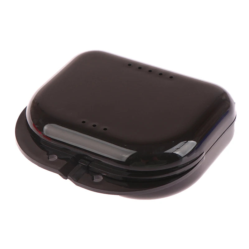 Denture Storage Box Dental Retainer Orthodontic Mouth Guard Container Plastic Oral Hygiene Supplies Tray Dental Appliance Case