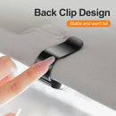Car Sunglasses Clip Sun Visor Glasses Holder Card Ticket Holder Stable Storage Clips Eyeglasses Hanger Car Interior Accessories