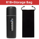 Electric kettle 12V 24V portable car heating cup 500 ml travel heating smart stainless steel insulation artifact OLED display