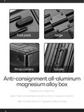 Maleta de viaje con ruedas de aleación de aluminio y magnesio 100 % de 20, 24 y 28 pulgadas, maleta de mano tipo carrito.