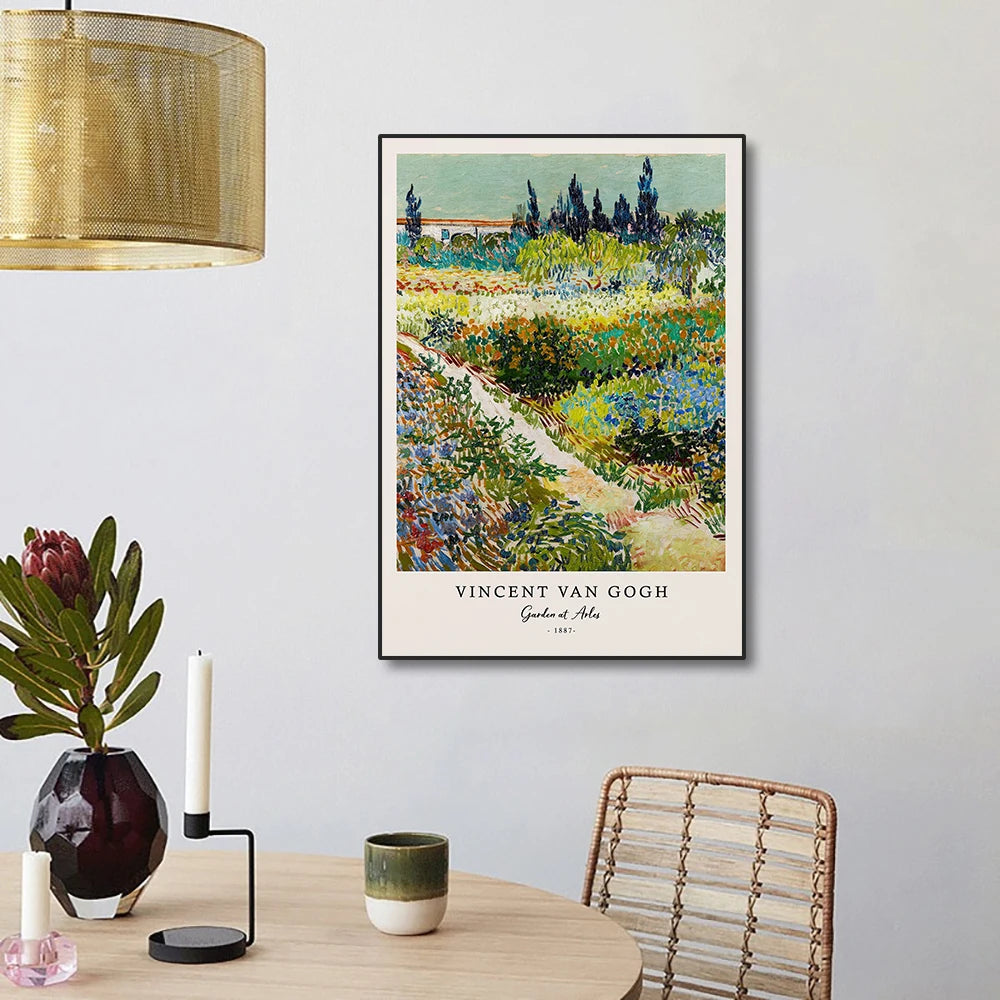 Vincent Van Gogh Writings Canvas Prints Painting Posters Great Work The Starry Night Poster Wall Art Living Room Bedroom Decor