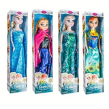 2026 New Arrival Frozen 2 Princess Dolls Set, 30cm Movable Joint Elsa Anna Action Figures, Best Gift for Girls Birthday