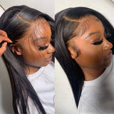 HD Lace Frontal Wig 13x6 13x4 Lace Front Wig Human Hair 30 Inch Bone Straight Transparent Lace Human Hair Wigs 4x4 HD Closure Wig