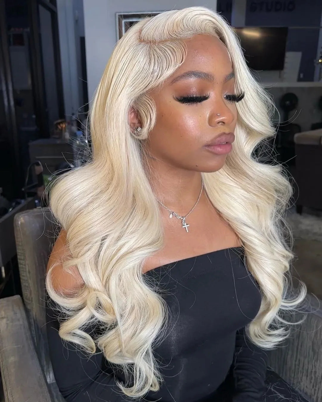 30 40 Inches Body Wave 613 Honey Blonde Lace Wig HD Transparent 13x4 Lace Front Human Hair Wigs Colored 13x6 Lace Frontal Wigs