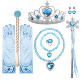 Snow Queen Elsa Dresses for Girls Costumes Kids Cosplay Halloween Princess Children Gowns Clothing Party Dresses Outfits 2-10Yrs