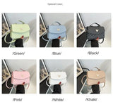 PU Versatile and Fashionable Portable Small Square Bag Single Shoulder Crossbody Bag Luxury Designer Handbag Women's Bags