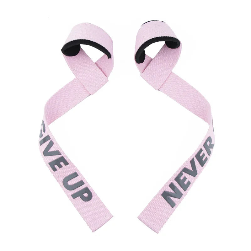 1 par de correas antideslizantes para mancuernas de gimnasio, correas para levantamiento de pesas, equipo de fitness CrossFit, muñequeras para entrenamiento de ejercicios de levantamiento.
