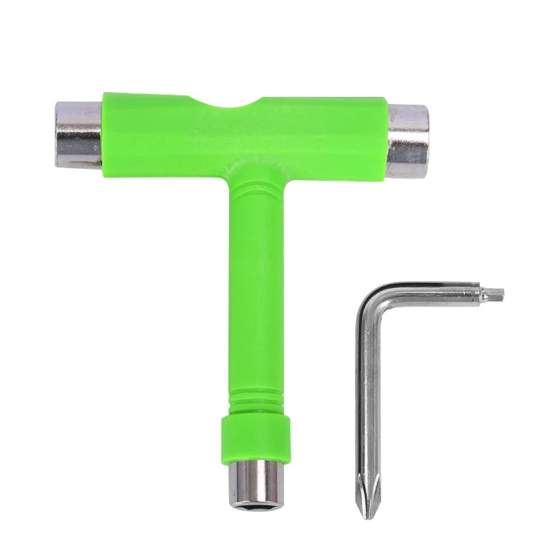 Llave Allen profesional tipo T para patineta, herramientas para longboard, patineta, tabla, patín, llave inglesa, piezas