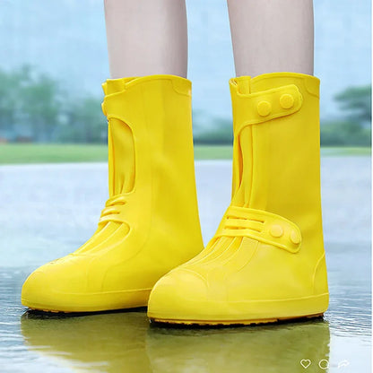 Rain Boot Covers Waterproof Anti Slip Shoe Cover Cubre Zapatos Para La Lluvia De Silicona Cubierta Ipermeable Para Lluvia XXL