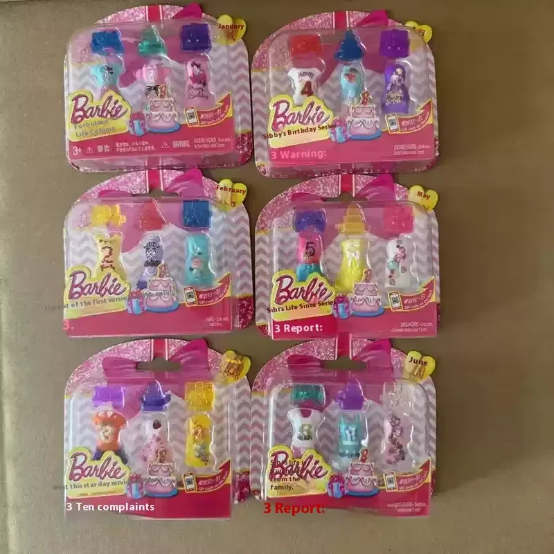 Genuine Mini Barbie Doll Authentic Dream Birthday Series Toy Collectible Figurine for Girls House Play DVCT52 from China