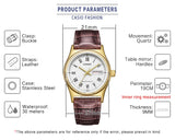 Relógio feminino Casio LTP - V006 prata quartzo com calendário e a prova de agua