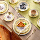 Nordic retro European tableware porcelain plates cups saucers pots high-end luxury sets creative home gifts