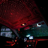 Car Roof Room Ceiling Decor Plug and Play Car Romantic LED Starry Sky Night Light 5V USB Powered Galaxy Star Projector Lamp