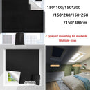 1/2/3M Portable Blackout Curtain Blind Window Thermal Insulated Kitchen Curtains Stick On DIY Non-perforated Temporary Curtain