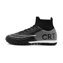 Professional Society Football Boot Men High-top Leather Lightweight TF/FG Five-a-side Soccer Shoes Childrens Football Shoes Kids