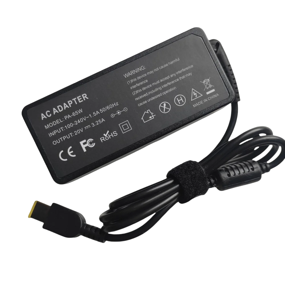 20V 3.25A 65W USB AC Laptop Charger Power Adapter For Lenovo Thinkpad X301S X230S G500 G405 X1 Carbon E431 E531 T440s Yoga 13