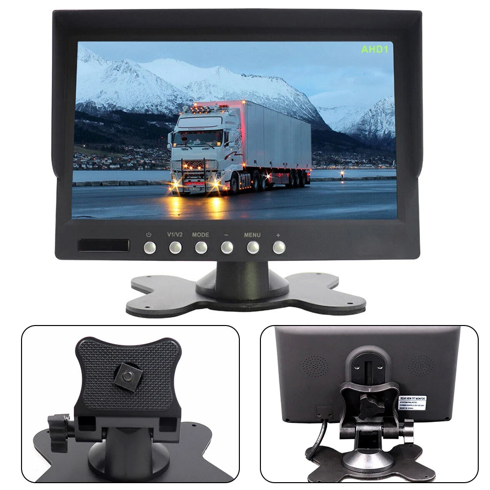 Sturdy Stand Holder Bracket for Car TFT Screen Display ABS Material Screw Fastening Suitable for 7/9 Inch Screen